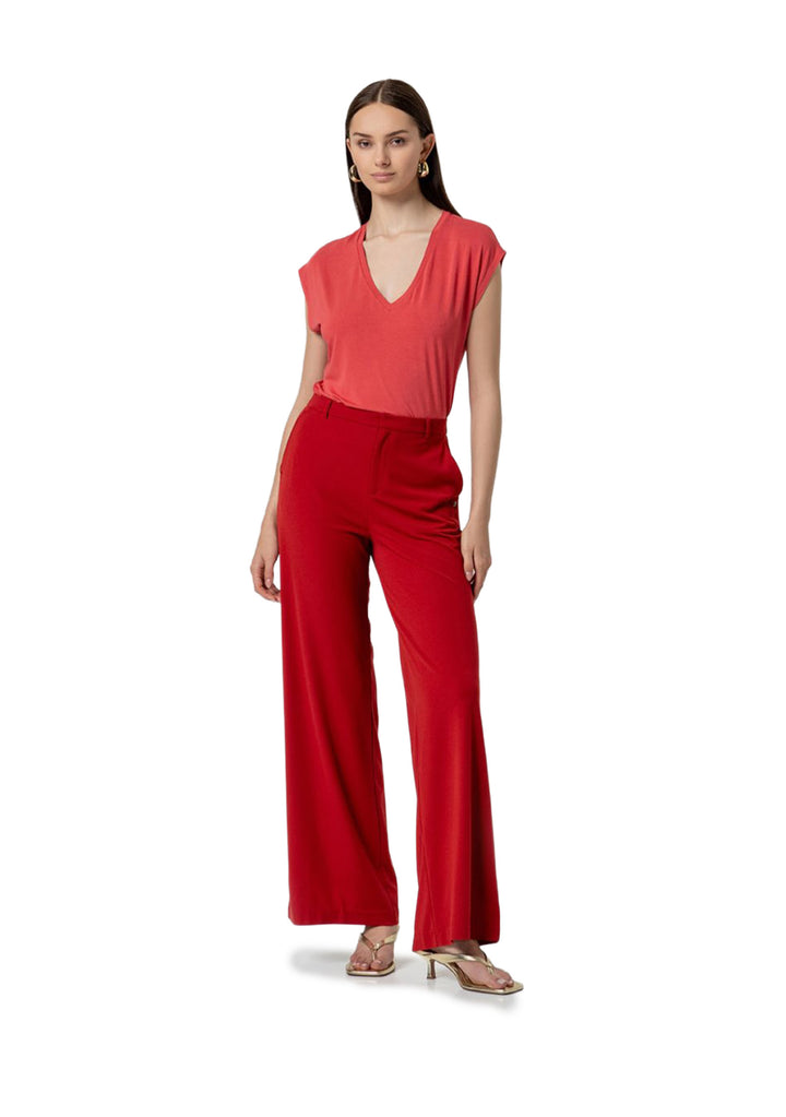 PANTALONE DONNA Rosso Surkana