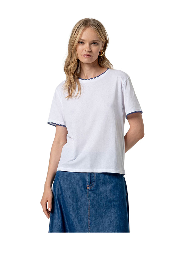 T-SHIRT DONNA Bianco Surkana