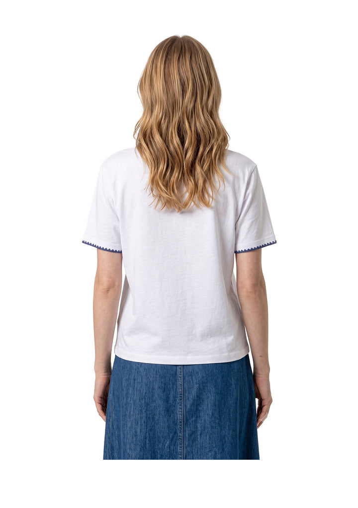 T-SHIRT DONNA Bianco Surkana