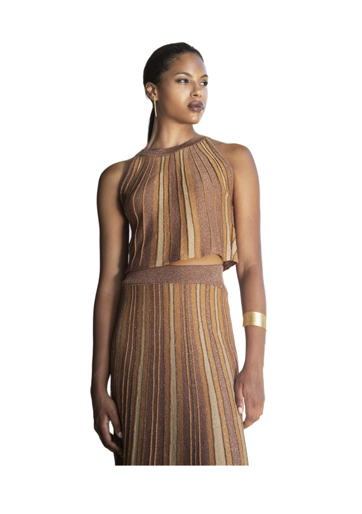TOP DONNA Mocca Aggèl Knitwear