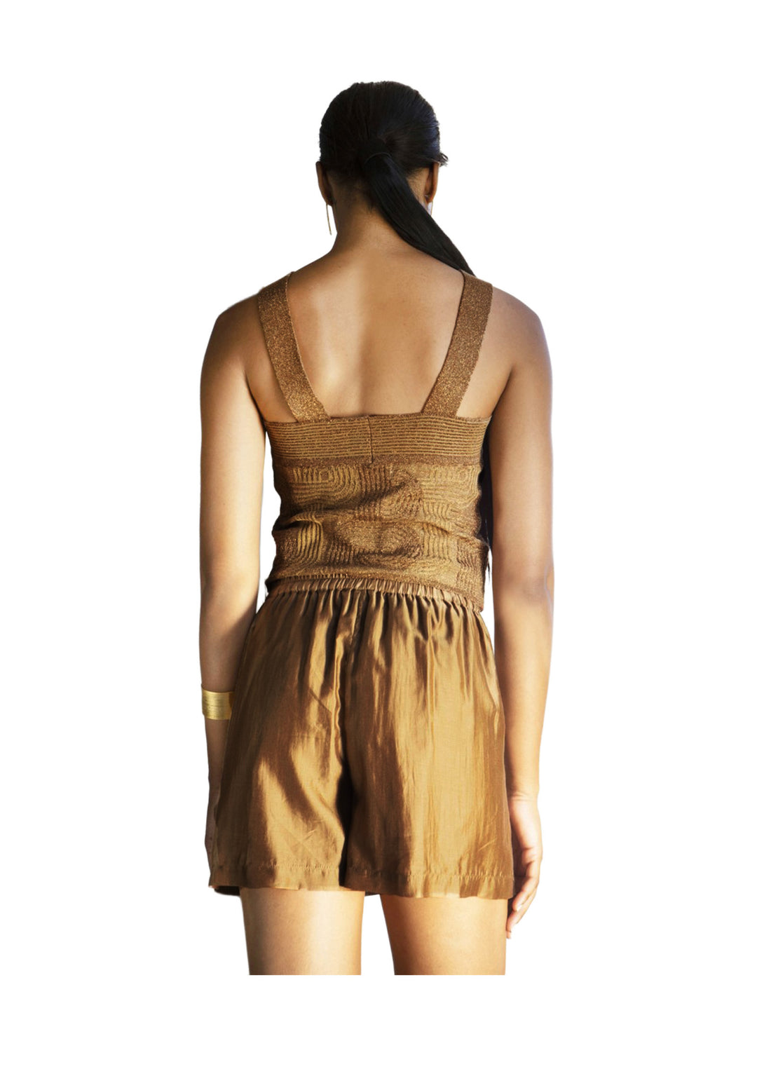 TOP DONNA Bronzo Aggèl Knitwear
