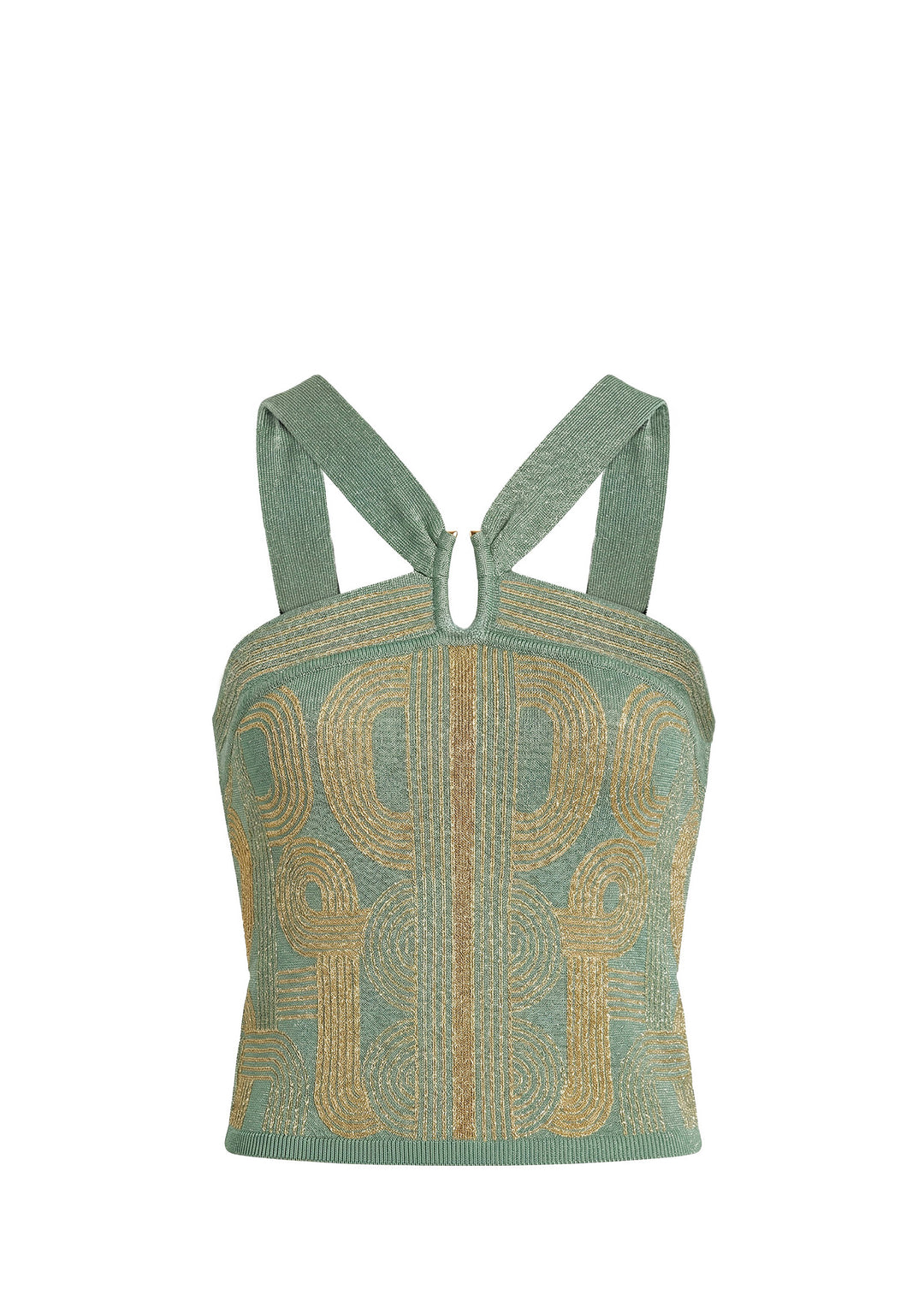 TOP DONNA Verde Aggèl Knitwear
