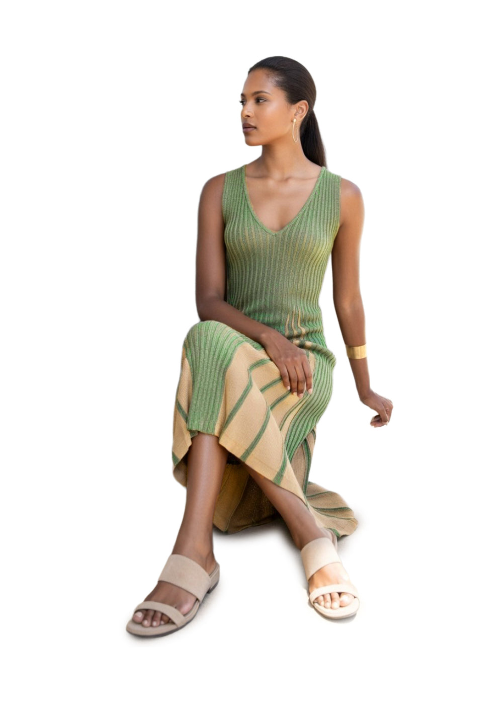 ABITO DONNA Verde Aggèl Knitwear