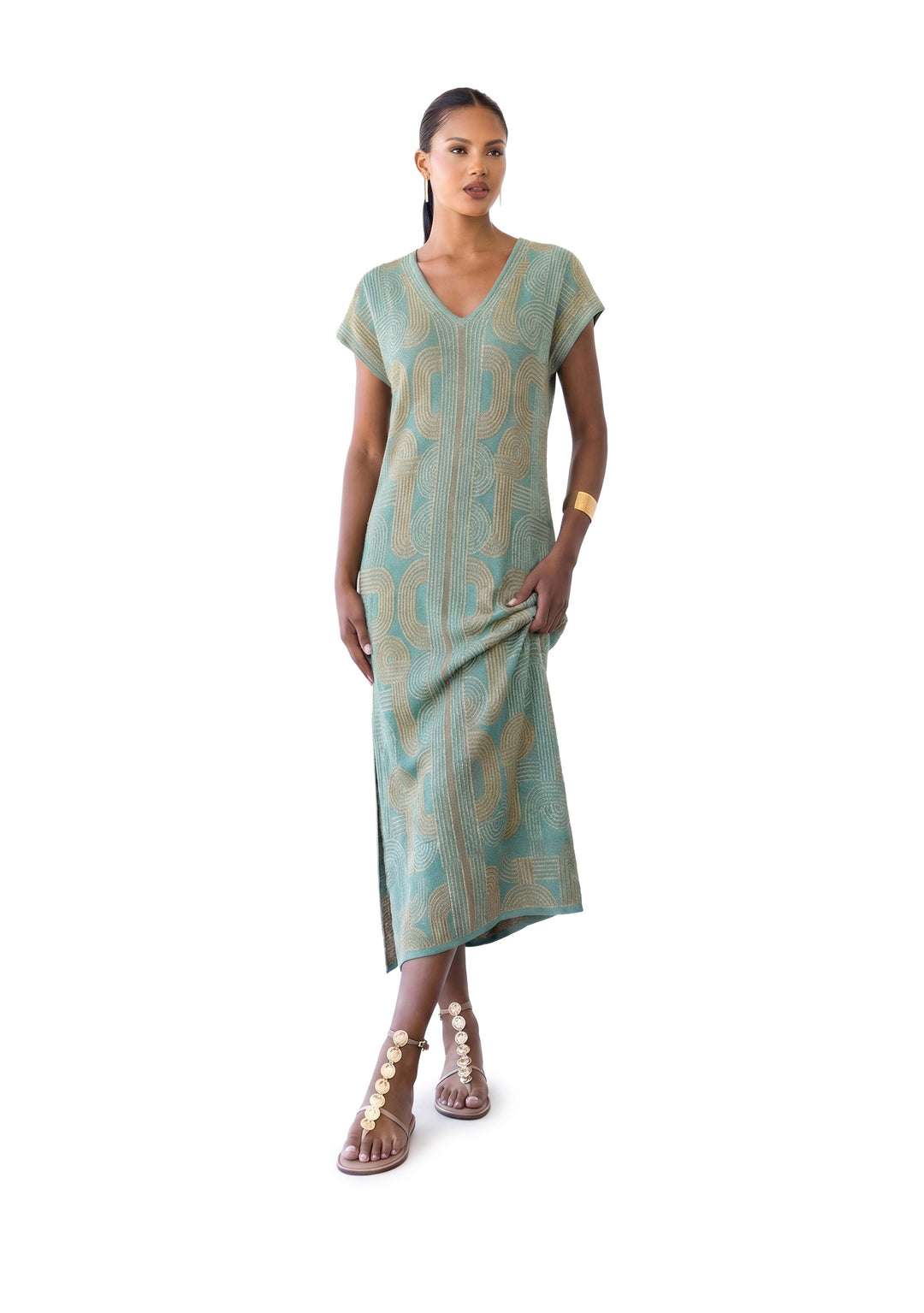 ABITO DONNA Verde Aggèl Knitwear