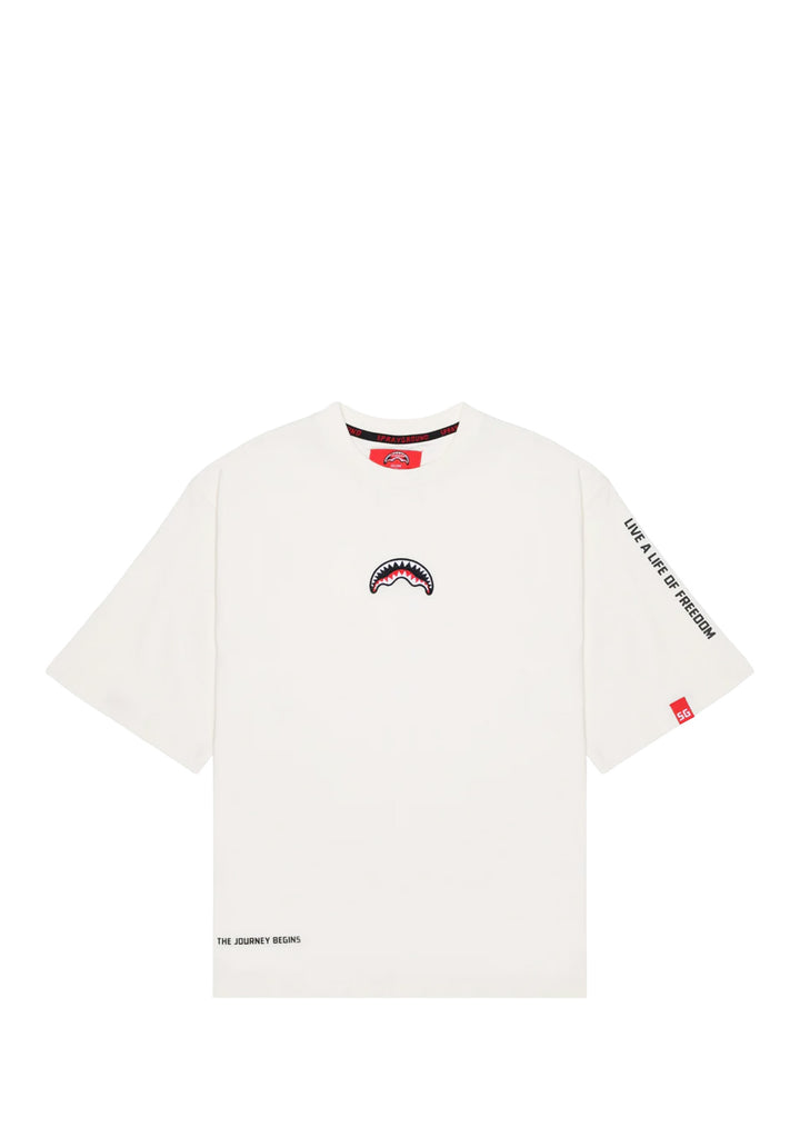 T-SHIRT UOMO Panna Sprayground