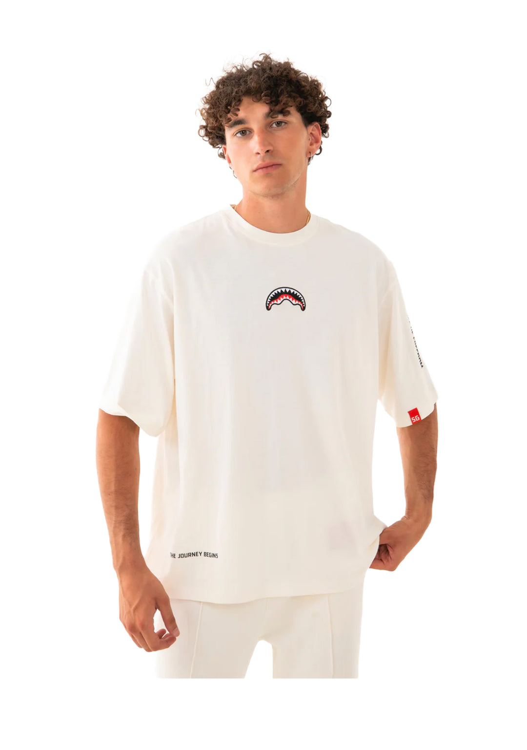 T-SHIRT UOMO Panna Sprayground