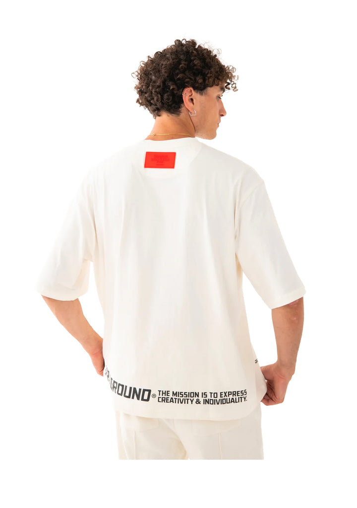 T-SHIRT UOMO Panna Sprayground