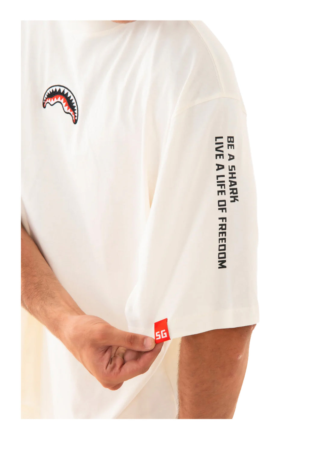 T-SHIRT UOMO Panna Sprayground