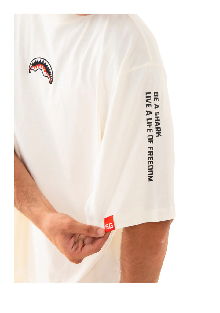 T-SHIRT UOMO Panna Sprayground