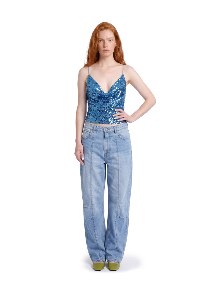 TOP DONNA Azzurro Kostumn1