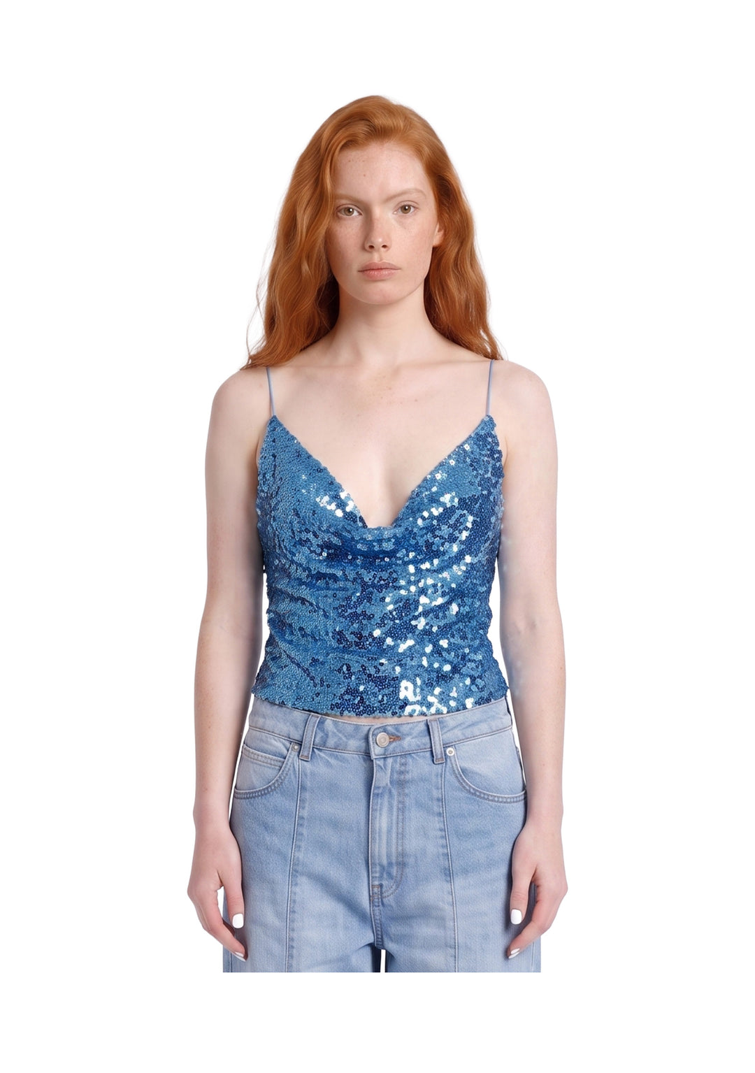 TOP DONNA Azzurro Kostumn1