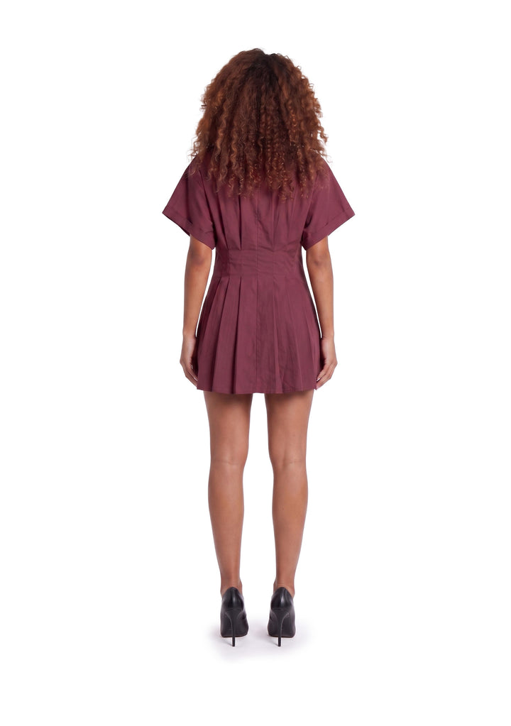 ABITO DONNA Bordeaux Kostumn1