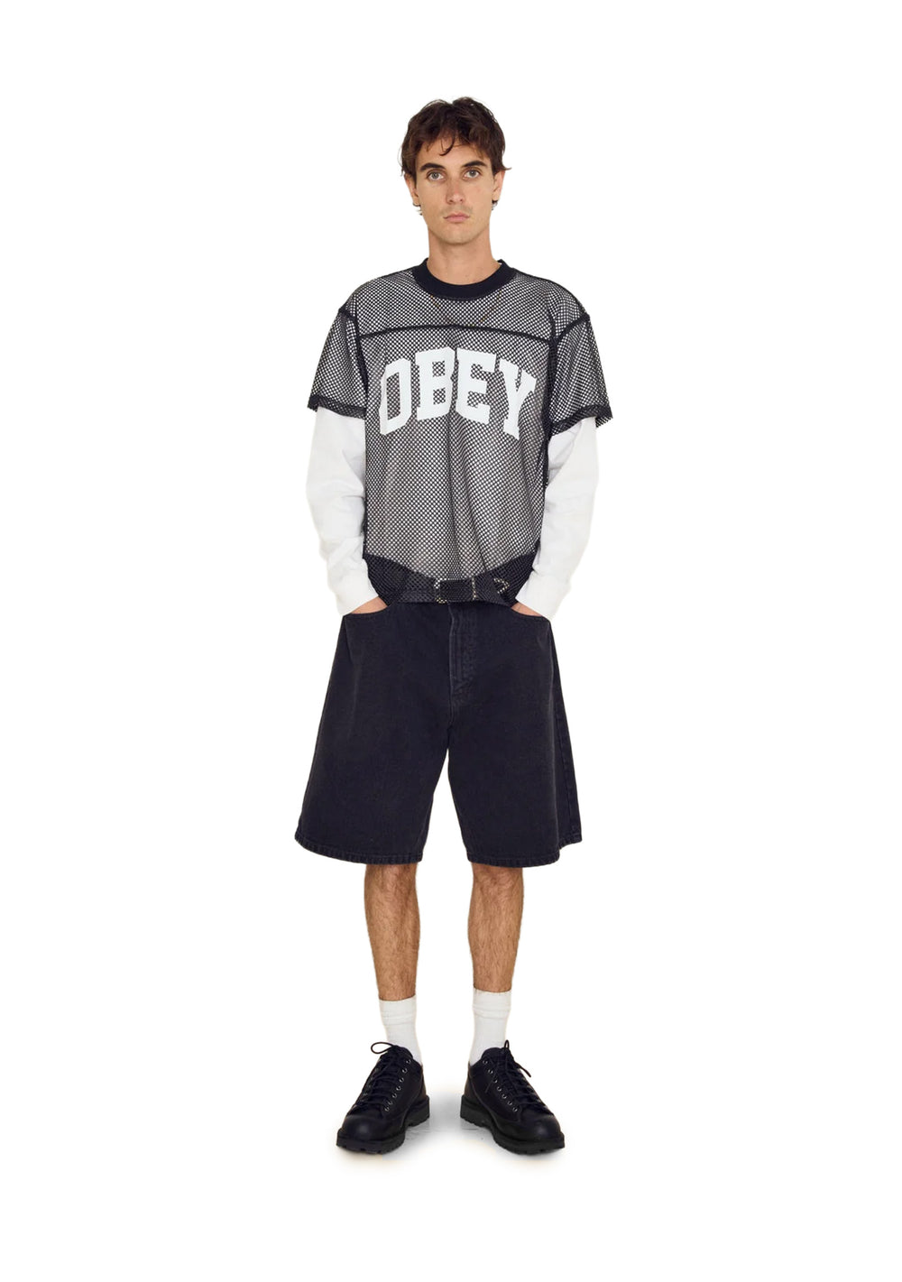 MAGLIA UOMO Nero Obey