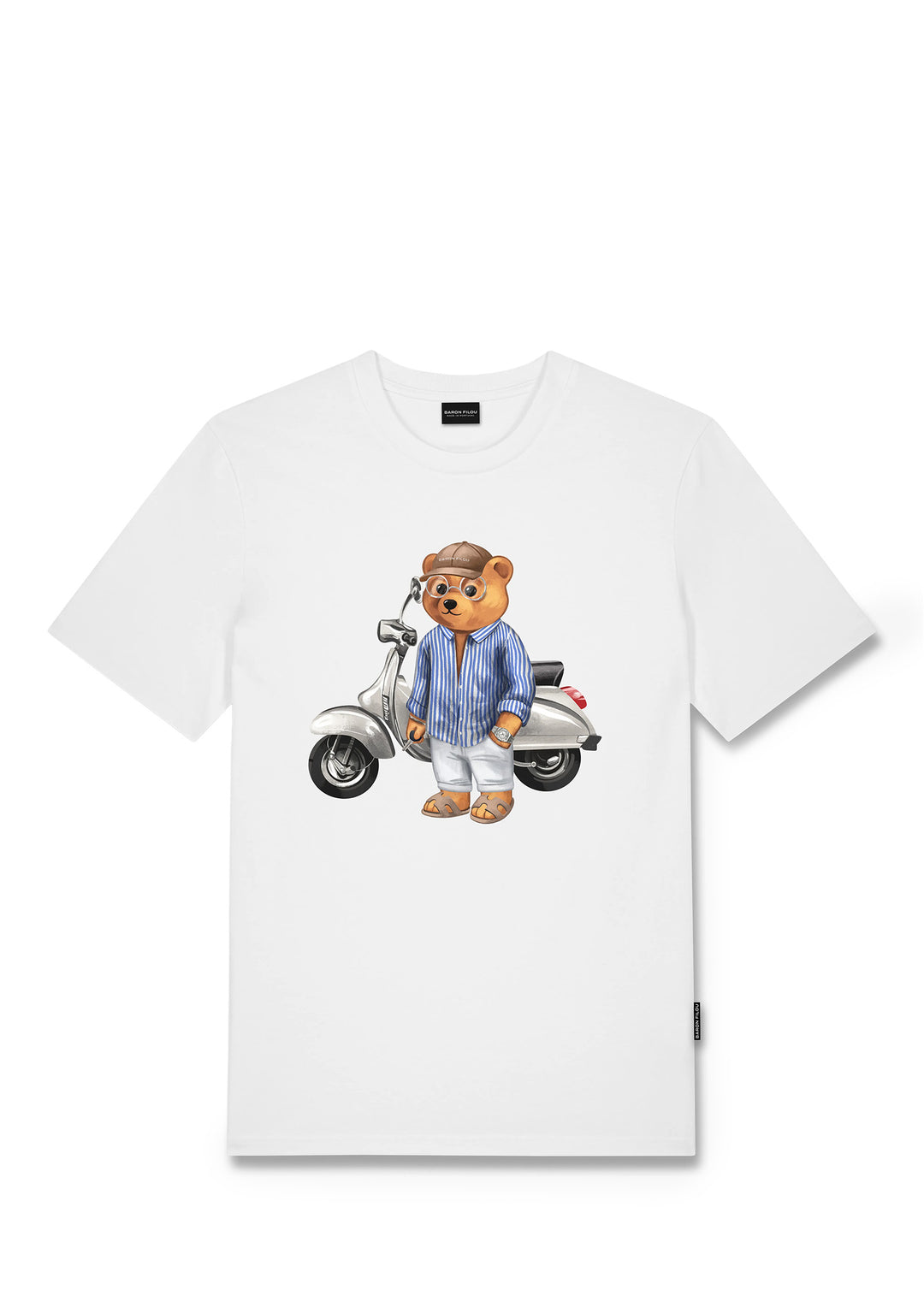 T-SHIRT UOMO Bianco Baron Filou