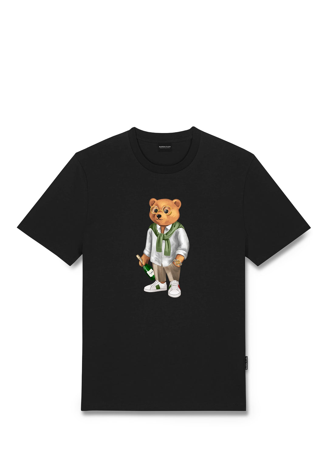 T-SHIRT UOMO Nero Baron Filou