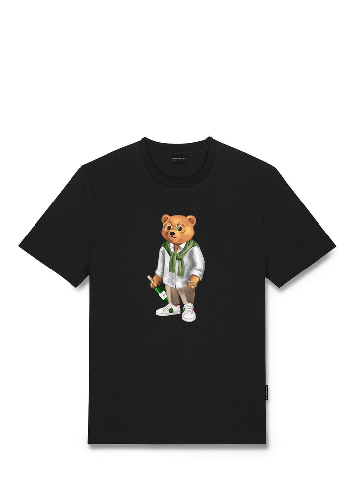T-SHIRT UOMO Nero Baron Filou