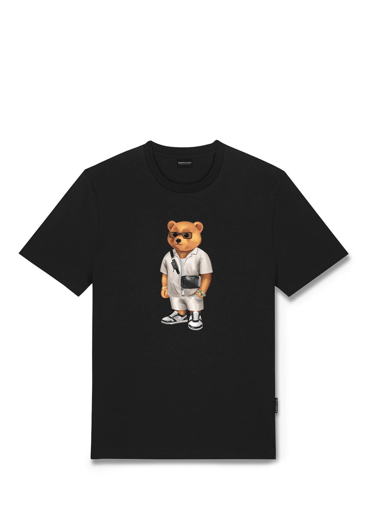 T-SHIRT UOMO Nero Baron Filou