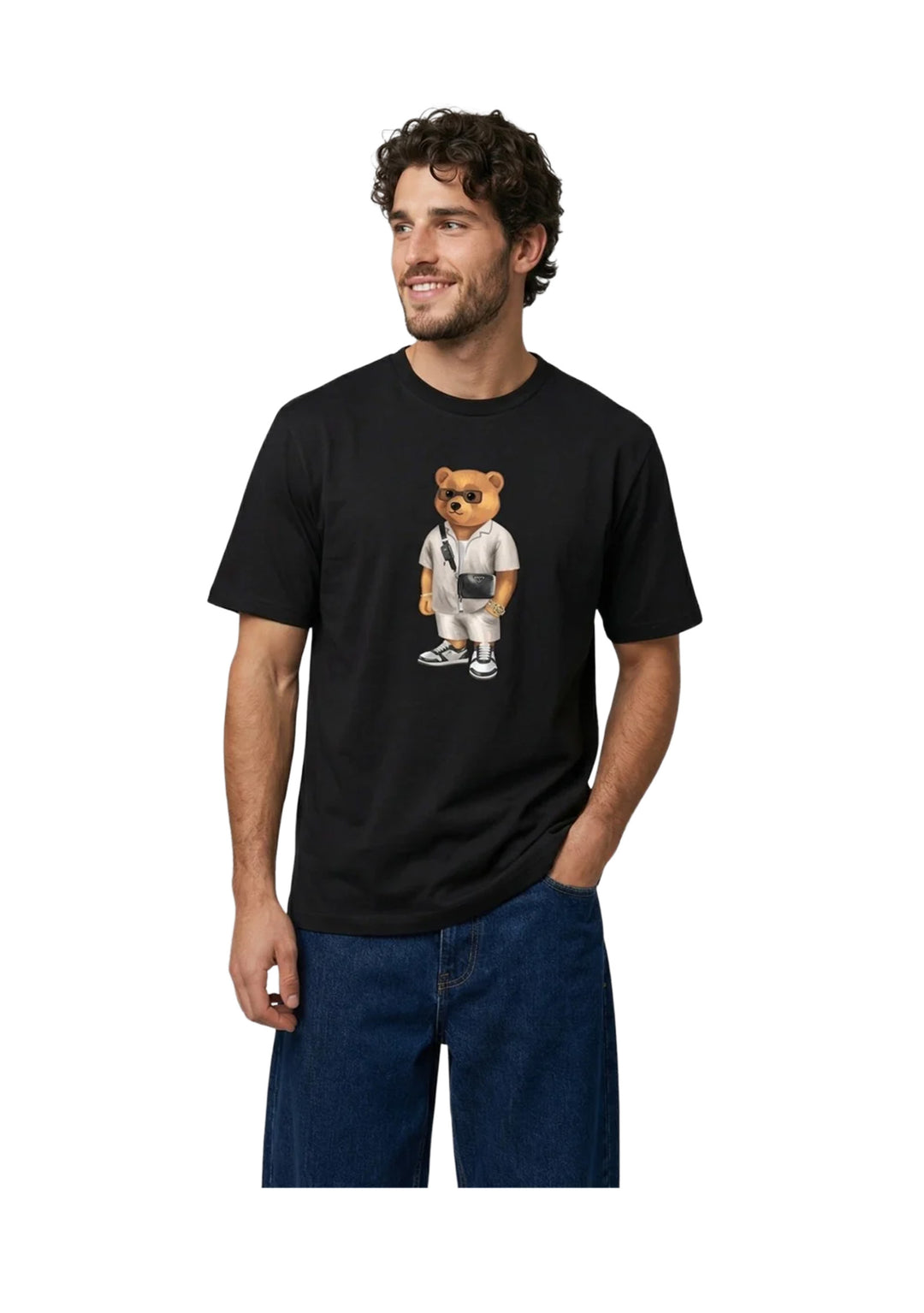 T-SHIRT UOMO Nero Baron Filou