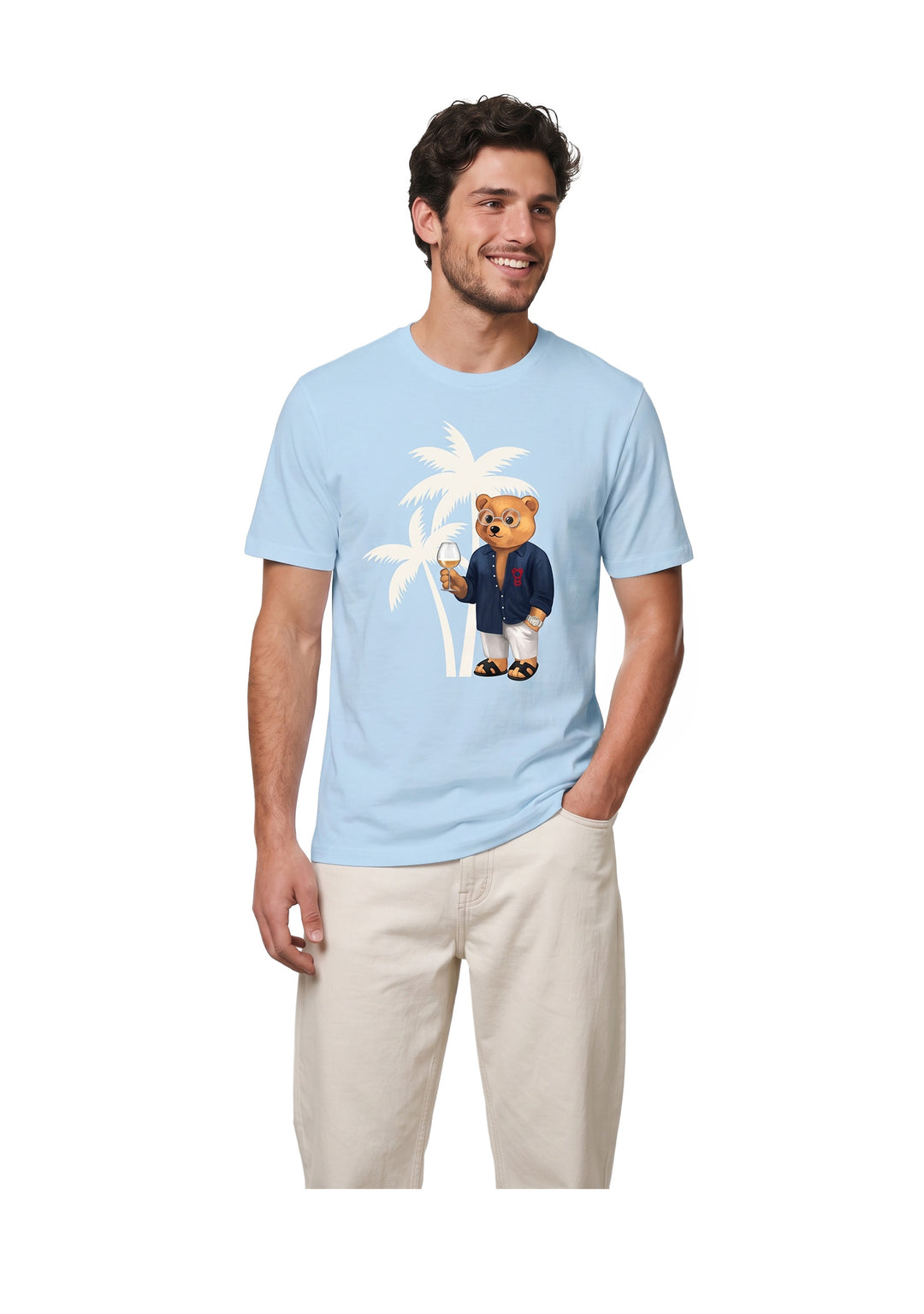 T-SHIRT UOMO Celeste Baron Filou