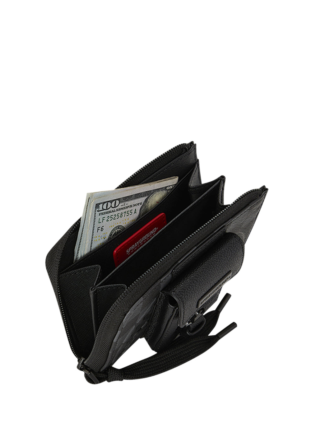 PORTAFOGLI Nero Sprayground