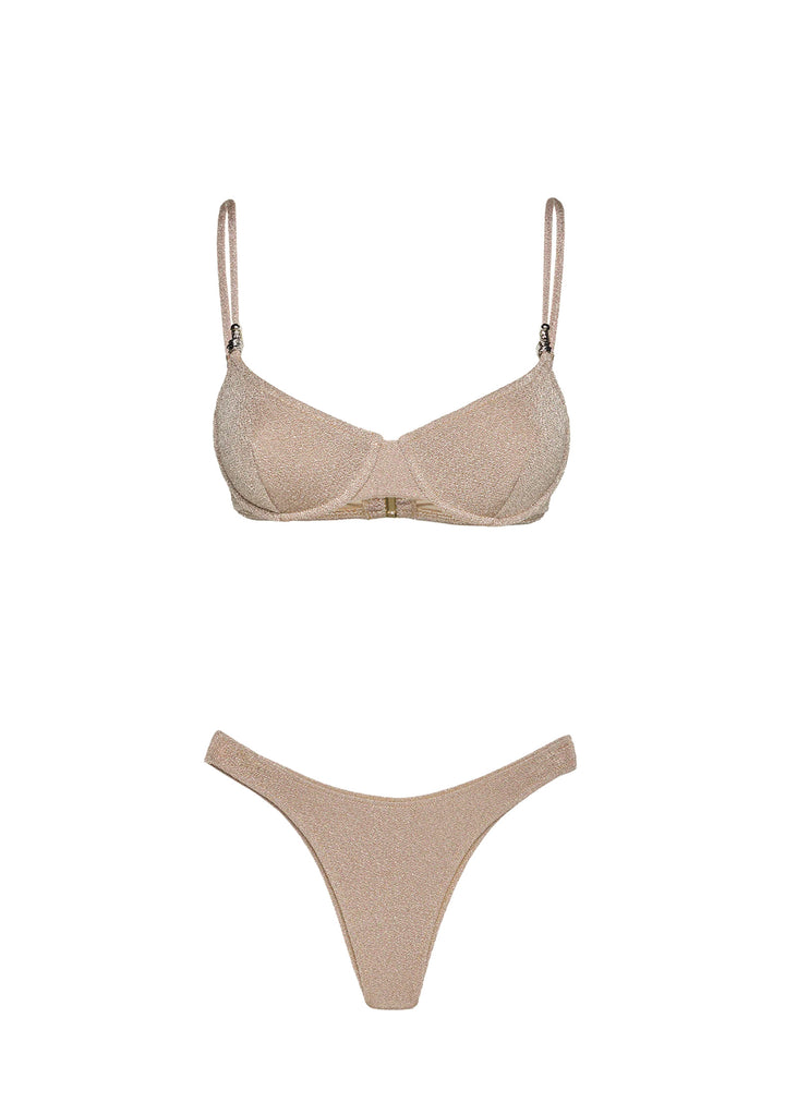 BIKINI REGGISENO Oro Effek
