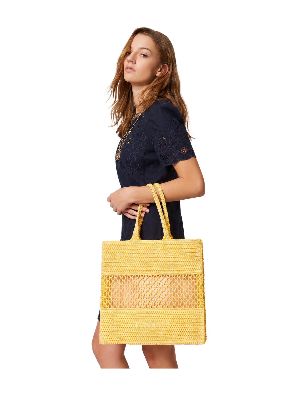 BORSA Giallo Twinset