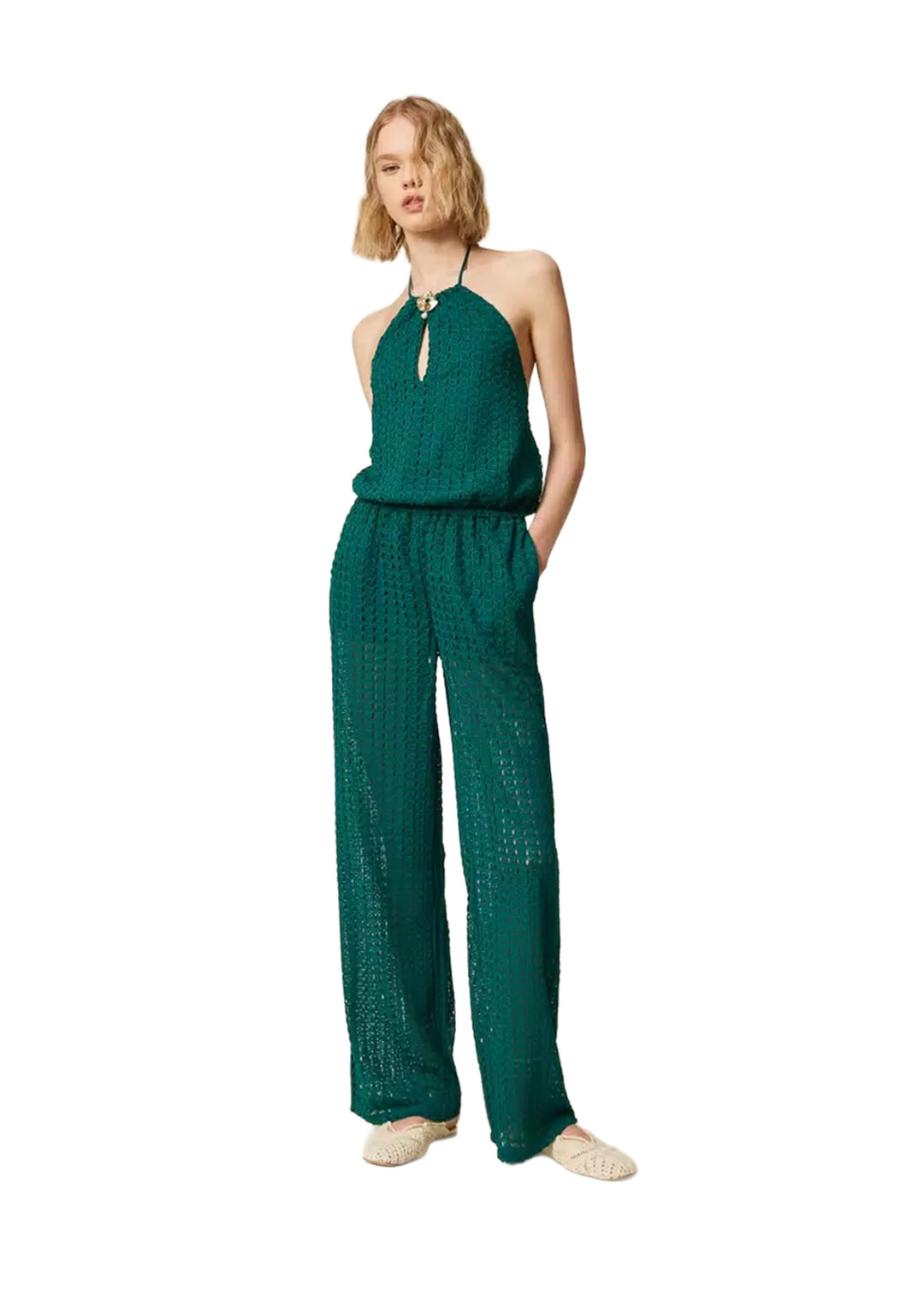 TUTA DONNA Verde Twinset