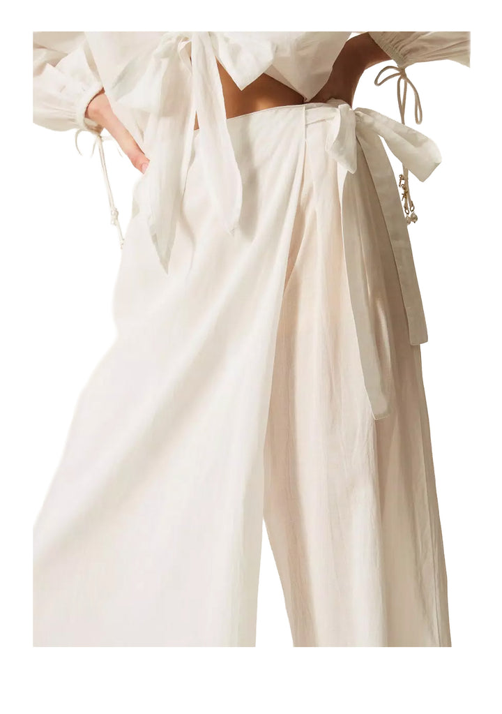 PANTALONE DONNA Panna Twinset