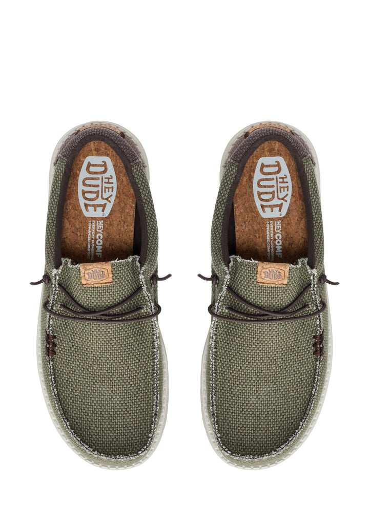 MOCASSINO UOMO Green Hey Dude