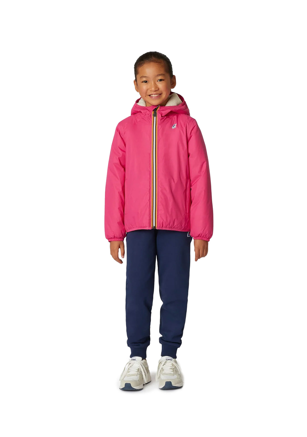 GIACCA JUNIOR Fuxia K-way