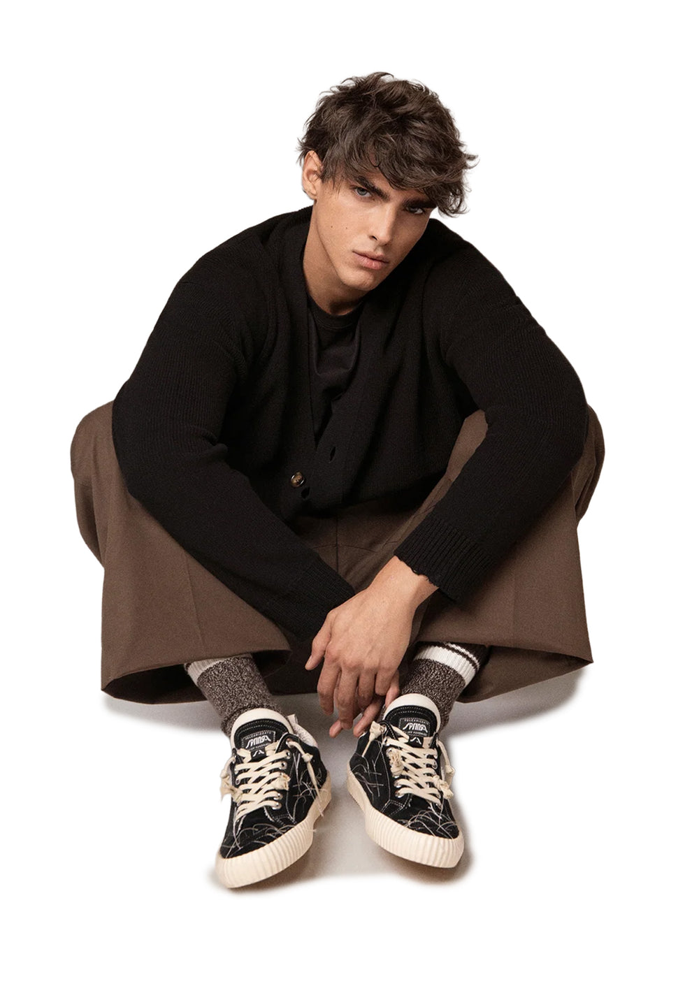 SNEAKERS UOMO Nero Springa