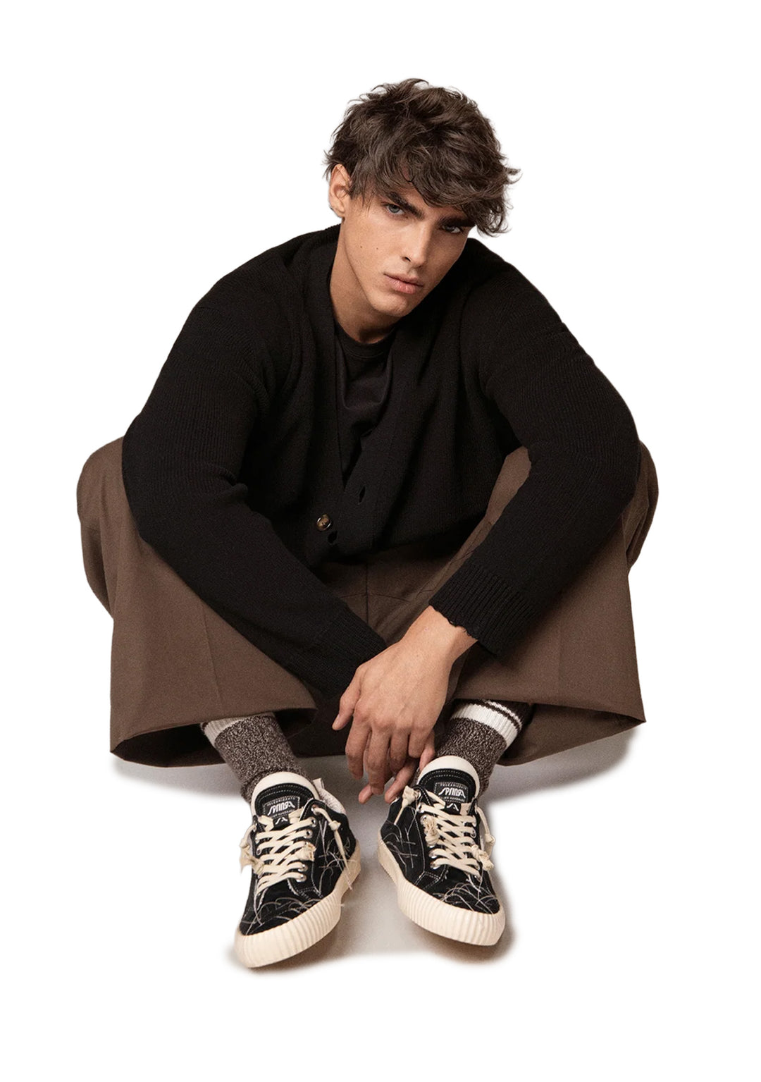 SNEAKERS UOMO Nero Springa