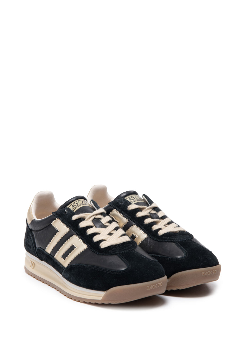 SNEAKERS DONNA Nero Back70