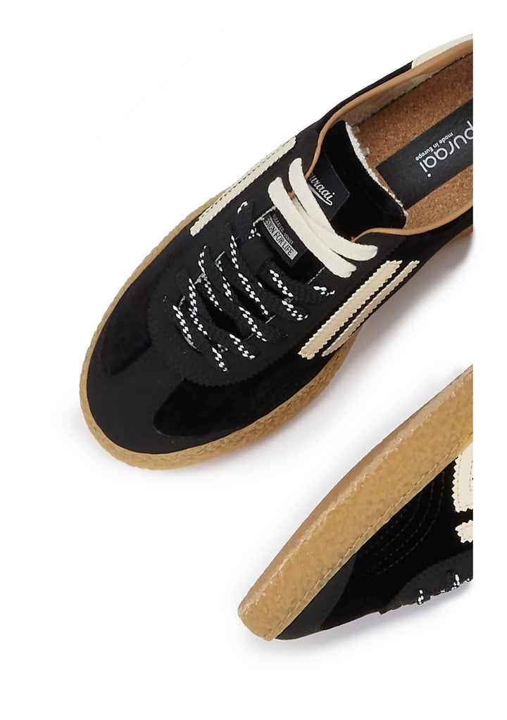 SNEAKERS DONNA Nero Puraai