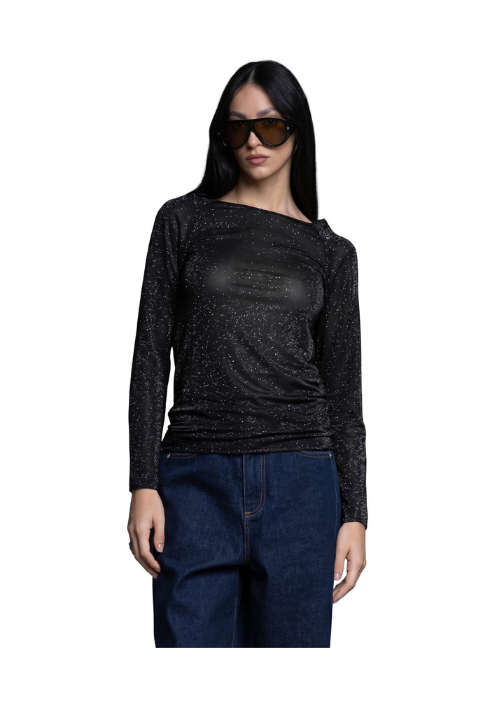 T-SHIRT DONNA Nero Kaos
