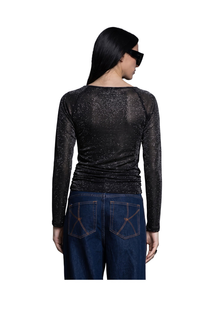 T-SHIRT DONNA Nero Kaos