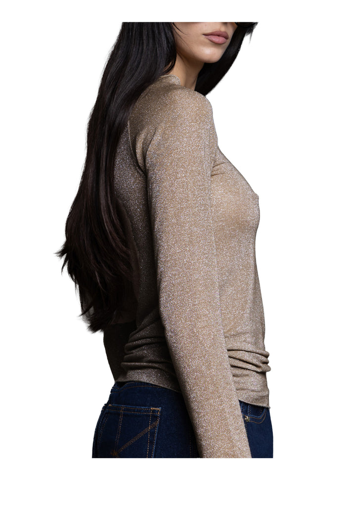 T-SHIRT DONNA Marrone Kaos