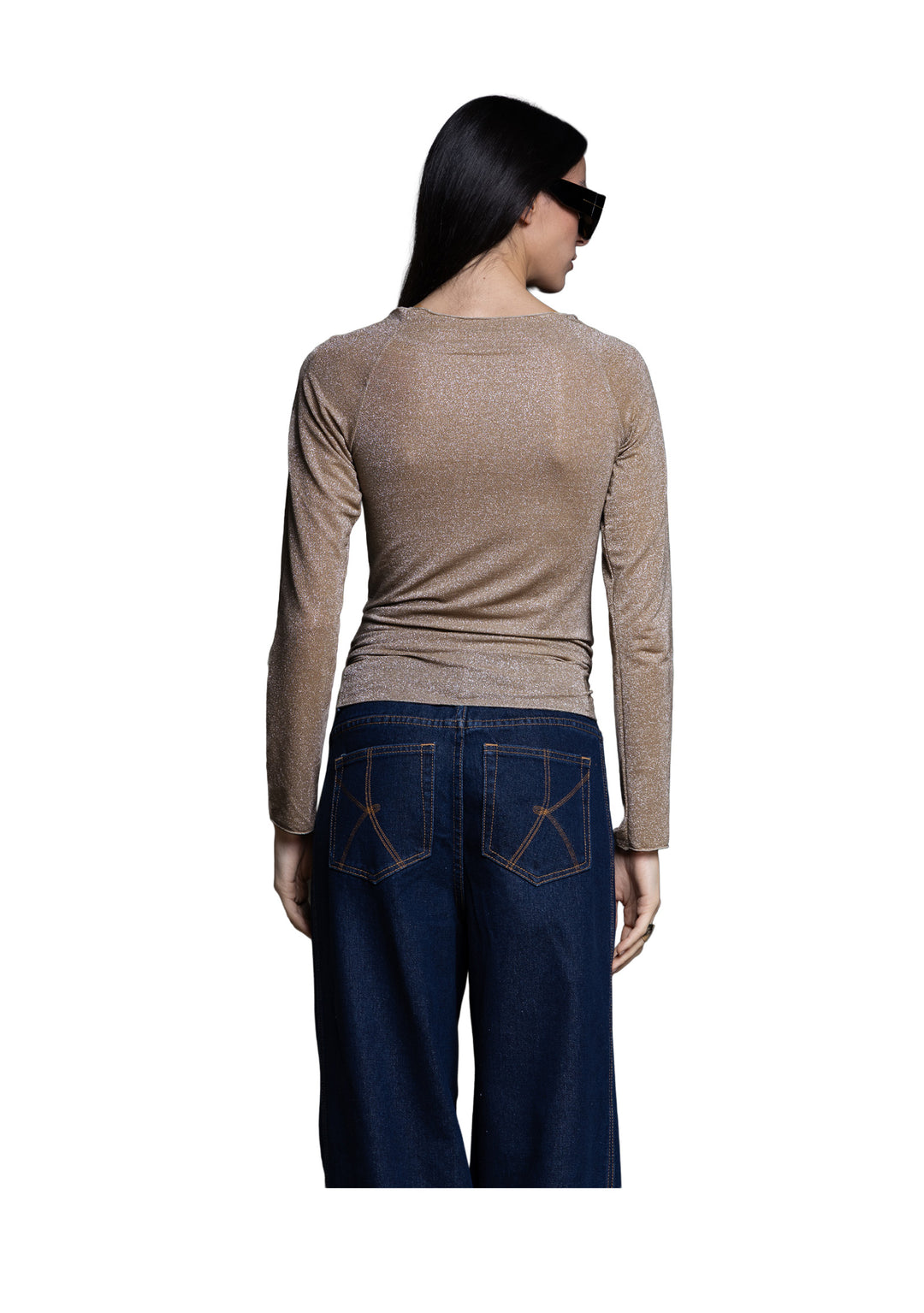 T-SHIRT DONNA Marrone Kaos