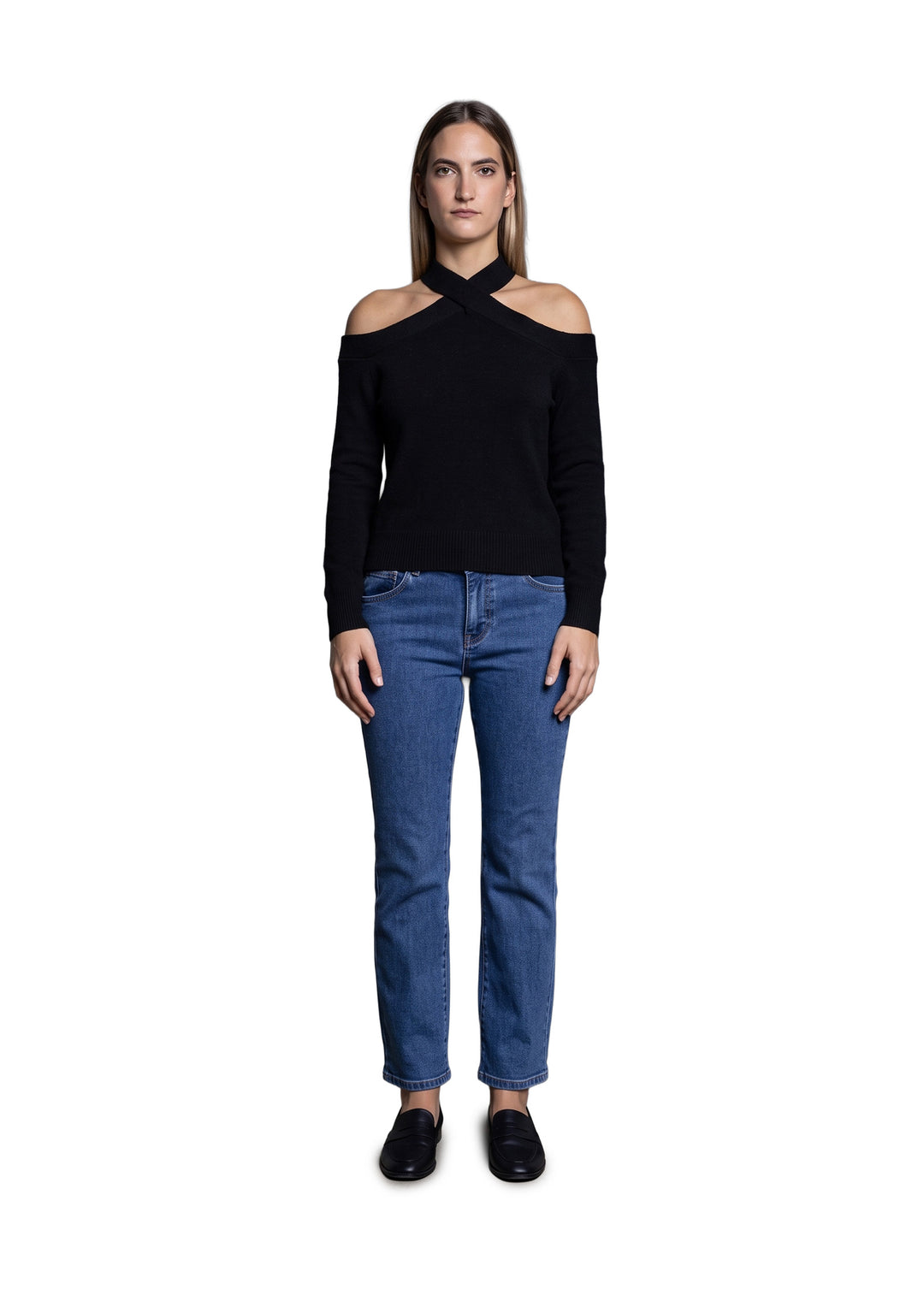 MAGLIA DONNA Nero Kaos