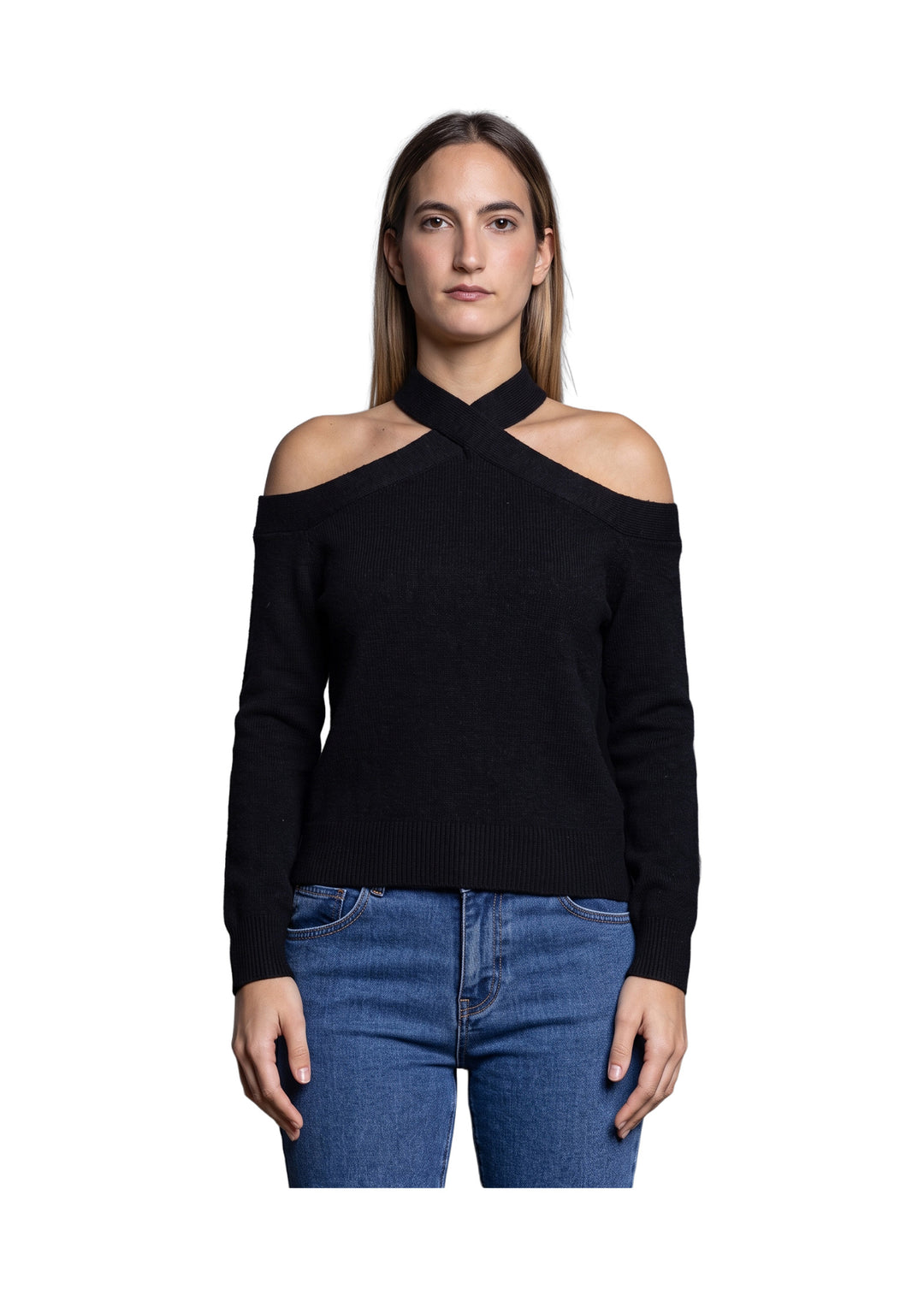 MAGLIA DONNA Nero Kaos