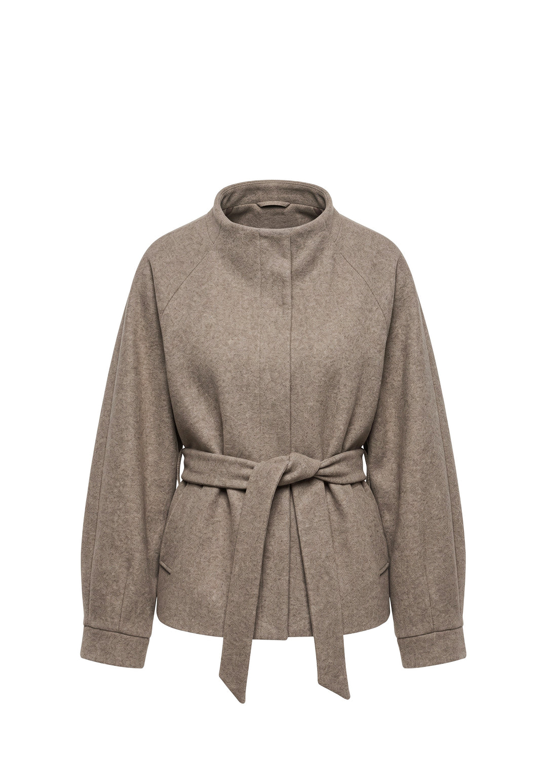 CAPPOTTO DONNA Tortora Rino&pelle