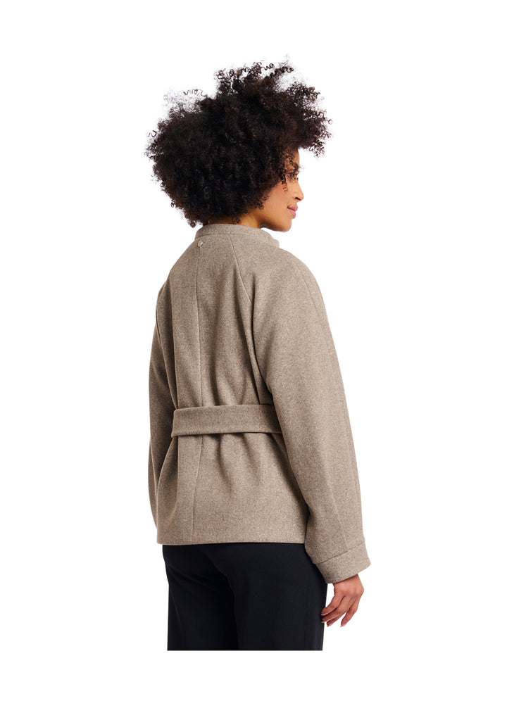 CAPPOTTO DONNA Tortora Rino&pelle