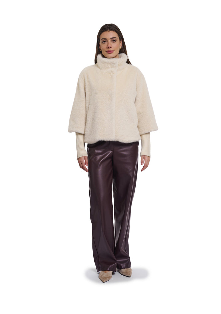 GIACCA DONNA Burro Rino&pelle