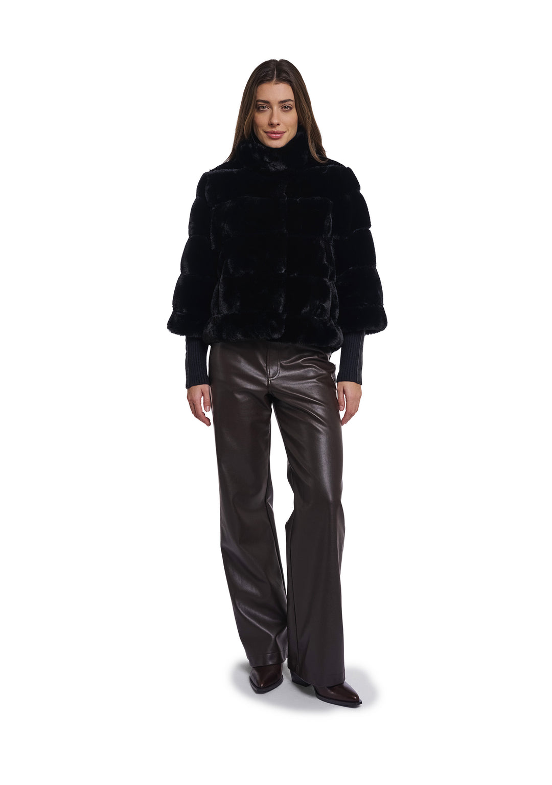 GIACCA DONNA Nero Rino&pelle