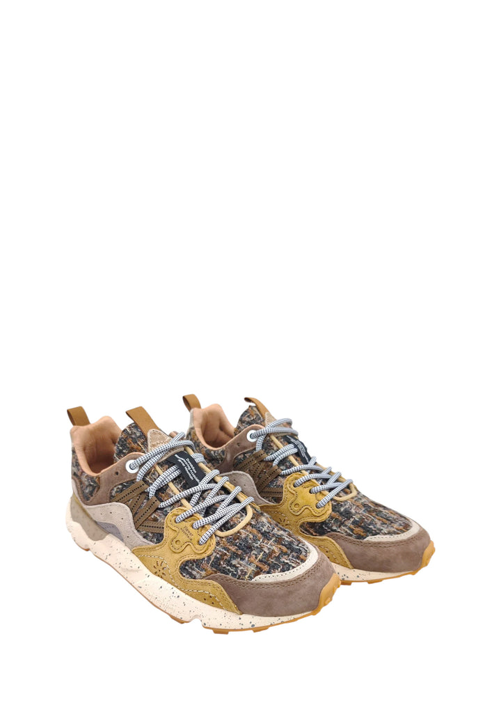 SNEAKERS DONNA Brown Flower Mountain