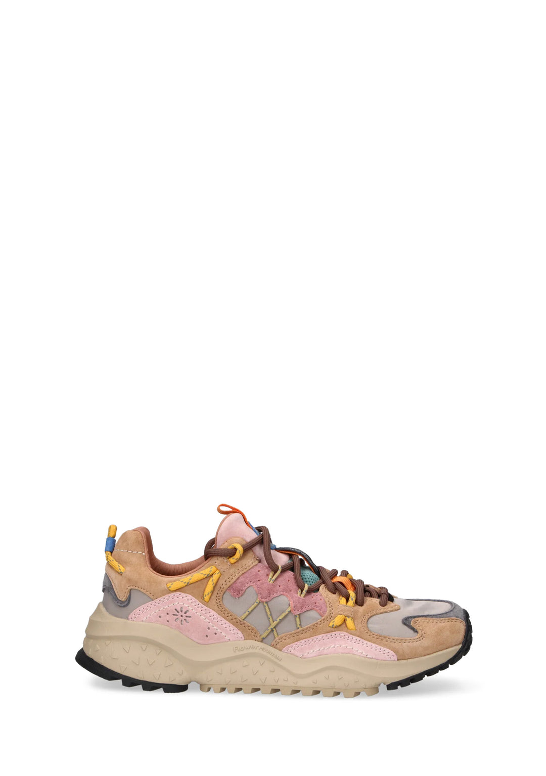 SNEAKERS DONNA Cognac Flower Mountain