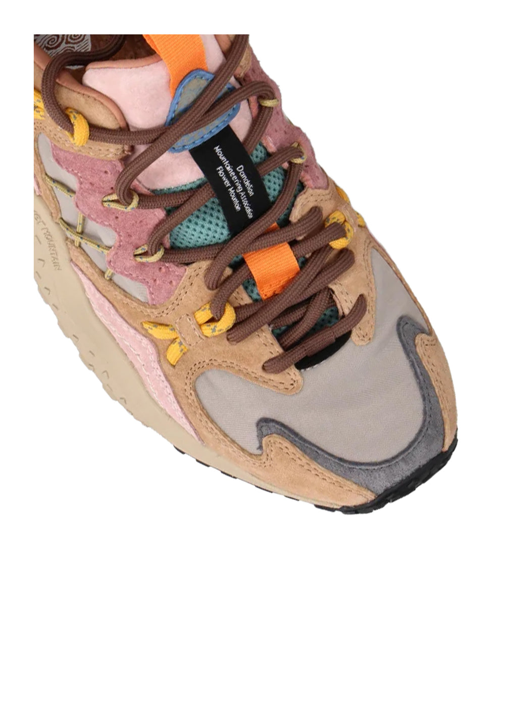 SNEAKERS DONNA Cognac Flower Mountain