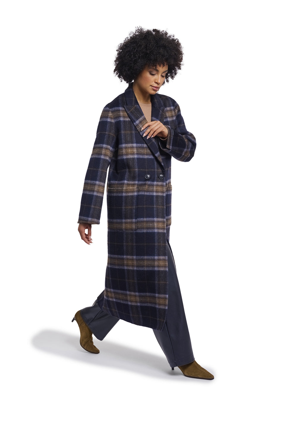 CAPPOTTO DONNA Blu Rino&pelle