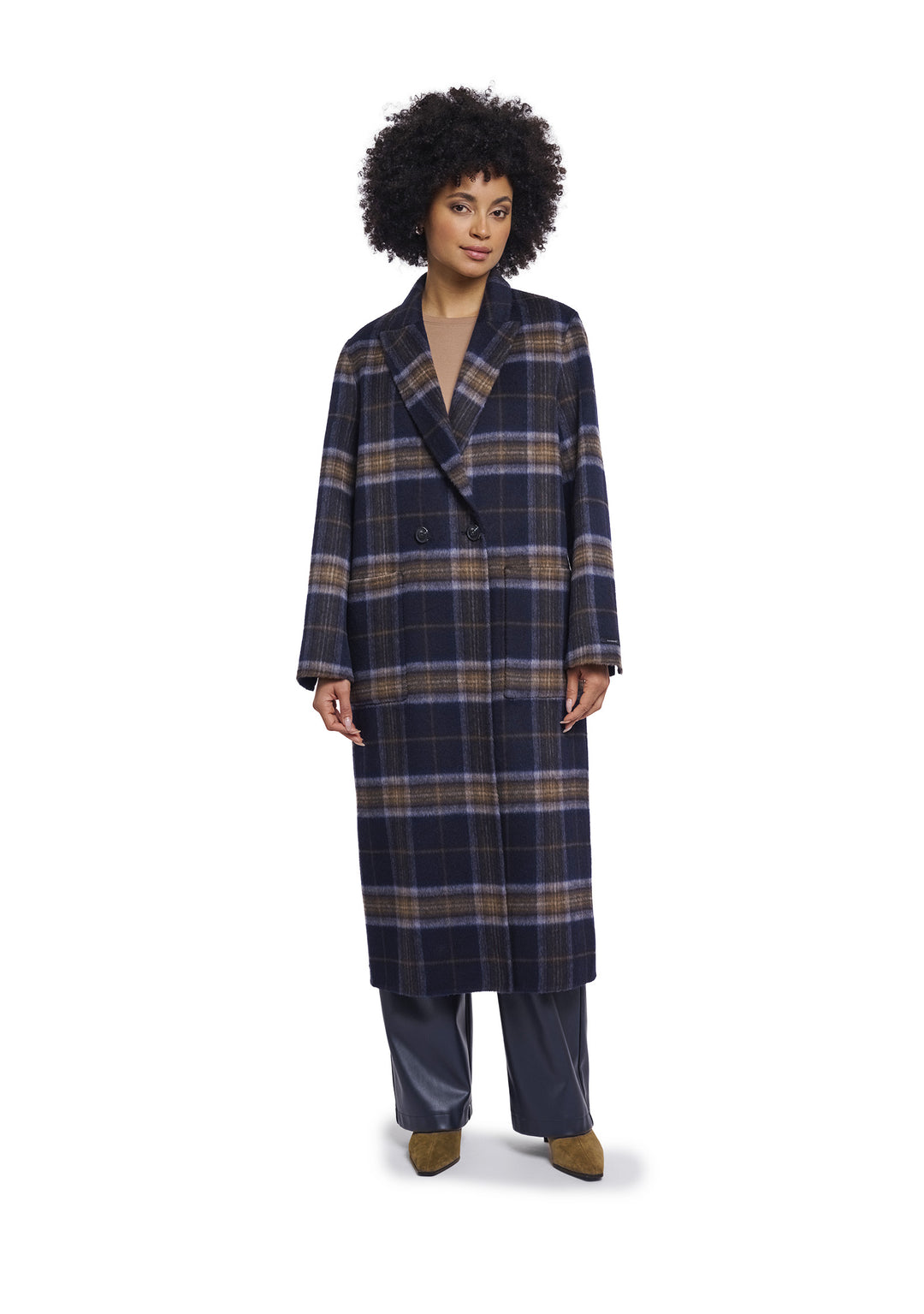 CAPPOTTO DONNA Blu Rino&pelle