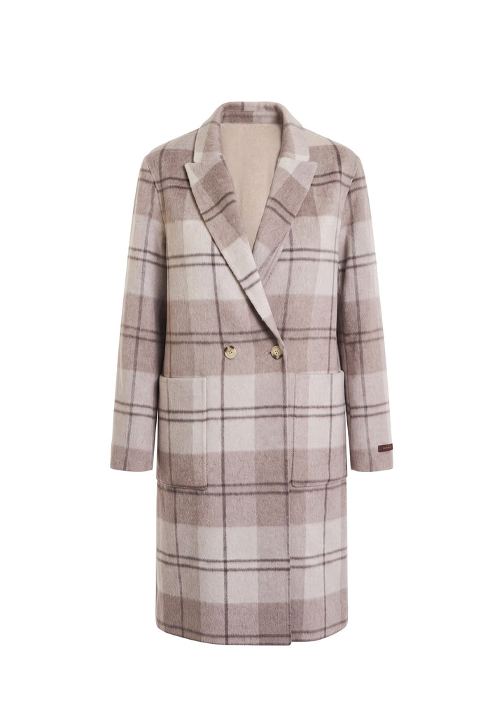CAPPOTTO DONNA Tortora Rino&pelle
